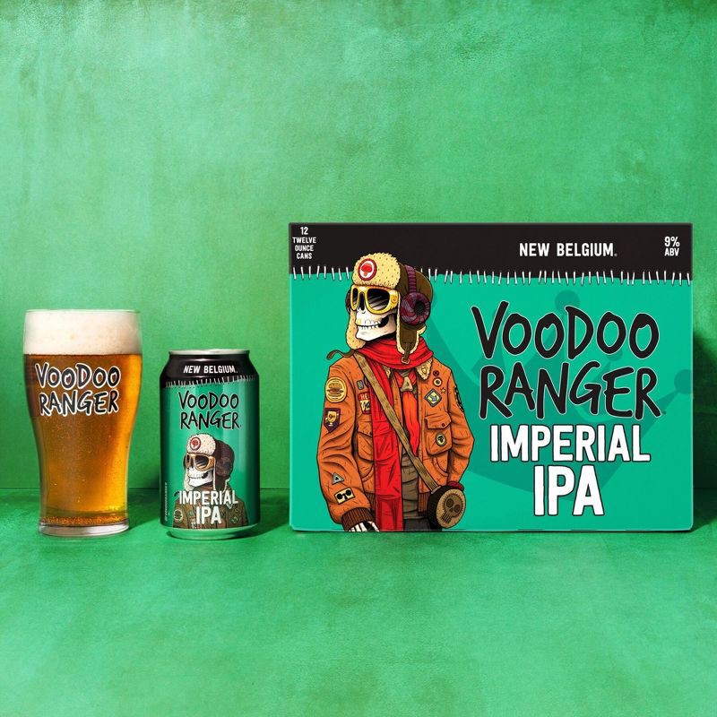 slide 8 of 11, New Belgium Voodoo Ranger Imperial IPA Beer - 12pk/12 fl oz Cans, 12 ct; 12 fl oz