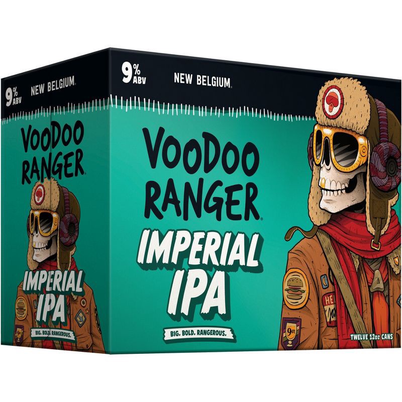 slide 9 of 11, New Belgium Voodoo Ranger Imperial IPA Beer - 12pk/12 fl oz Cans, 12 ct; 12 fl oz