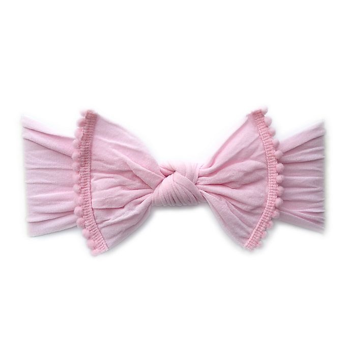 slide 1 of 1, Baby Bling Pom Pom Headband - Pink, 1 ct