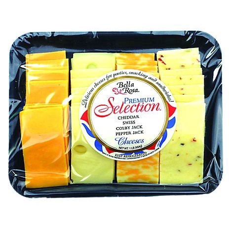 slide 1 of 1, Bella Rosa Variety Cheese Tray - 16 Oz, 16 oz