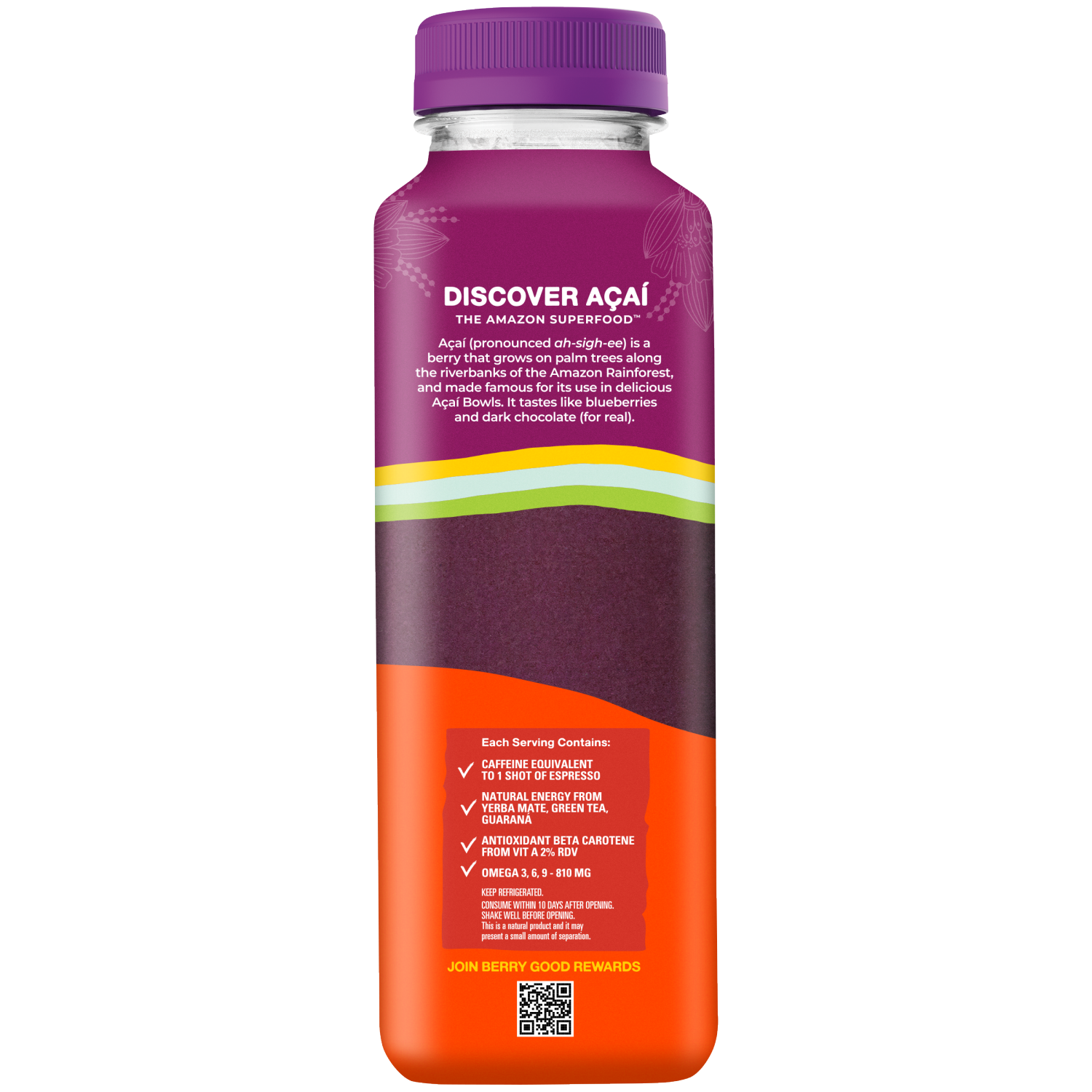 slide 3 of 4, SAMBAZON Organic Energy Superfruit Blend Acai Blueberry Juice, 12 oz, 12 oz