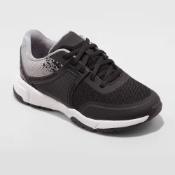 Kids' Lace-Up Raul Mesh Sneakers - Cat & Jack Black 13