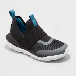 Kids' Silver Pull-On Performance Sneakers - All in Motion Black 3