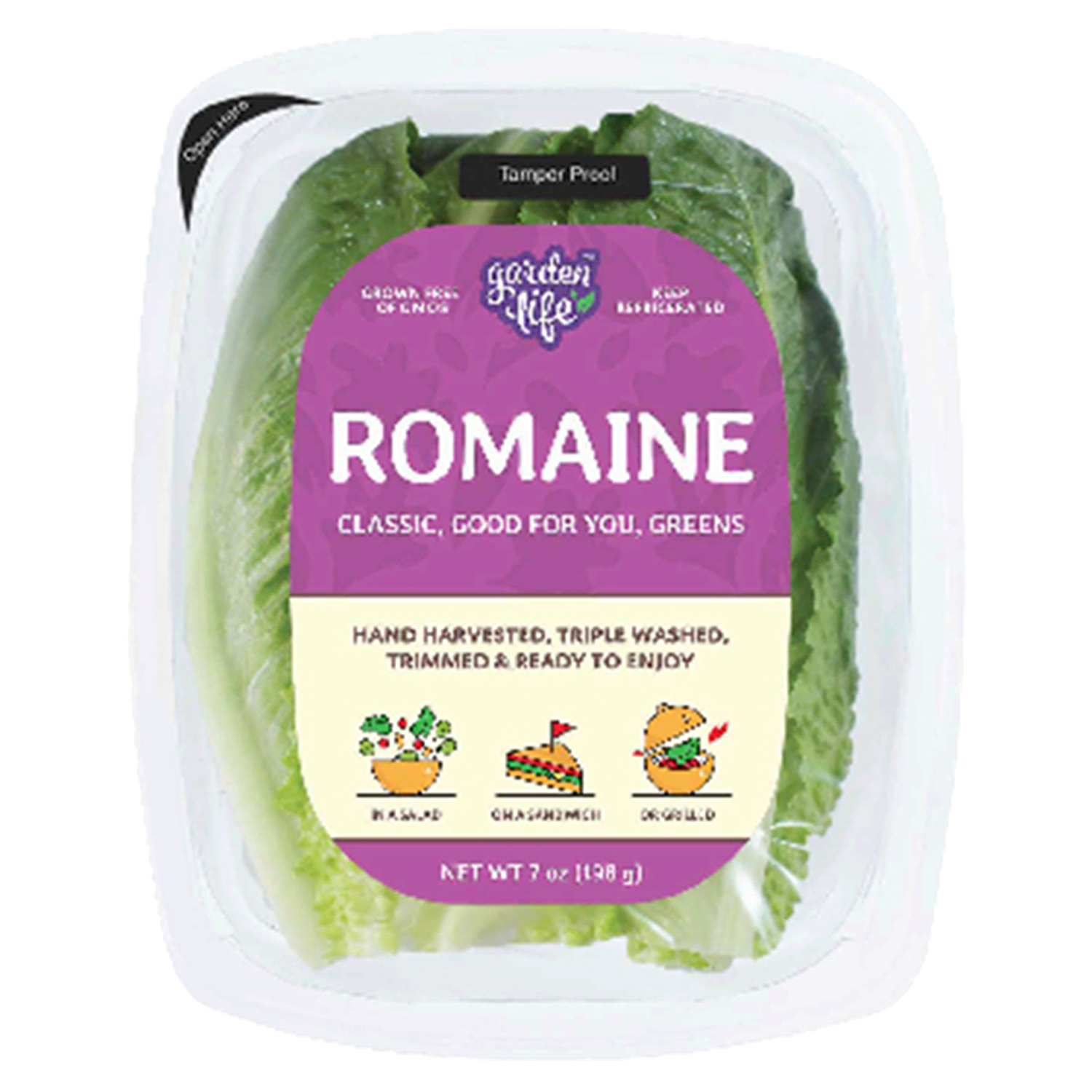 slide 1 of 1, Garden Life Romaine, 7 oz, 7 oz