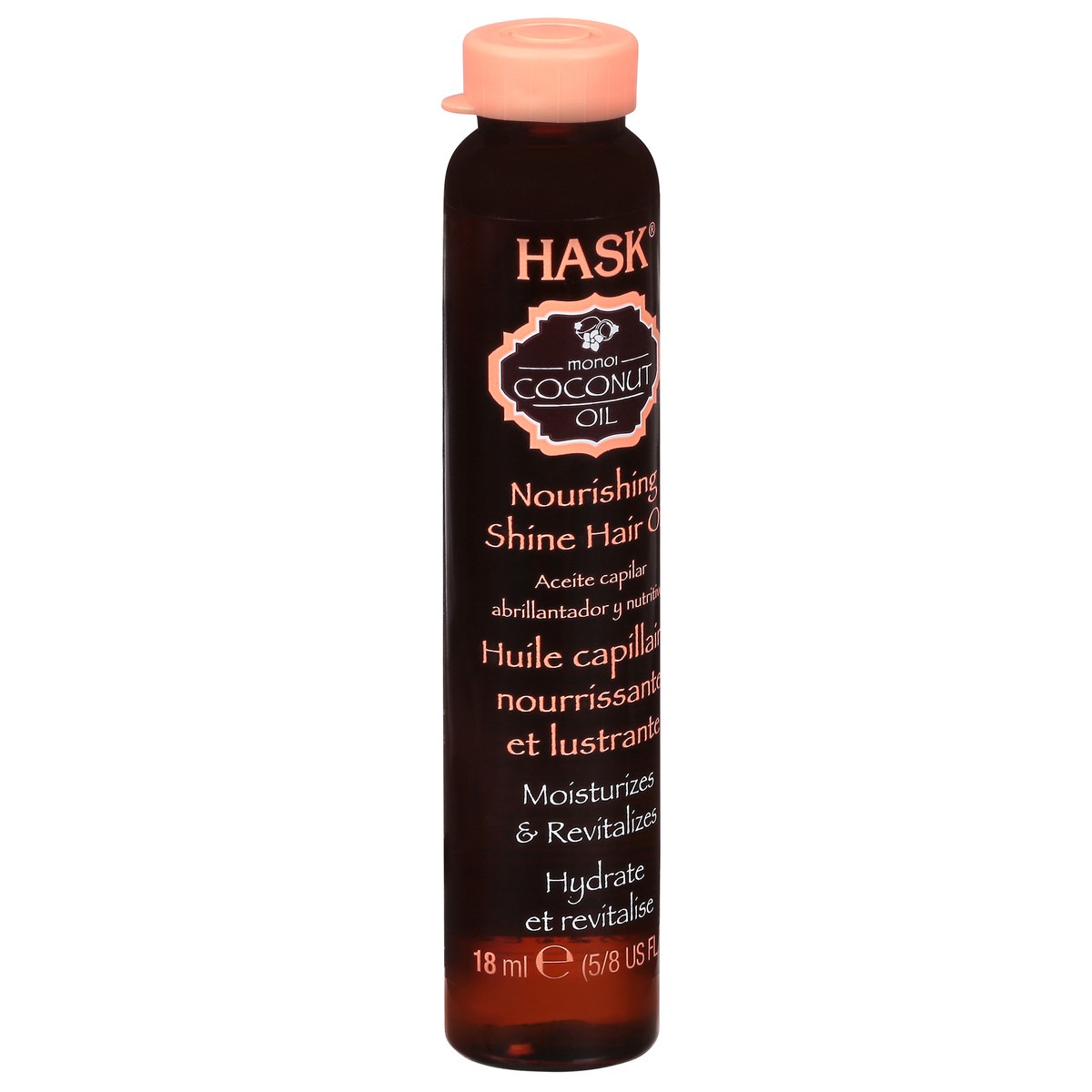 slide 4 of 9, Hask Hair Oil, Nourishing Shine, Monoi Coconut Oil, 0.75 oz