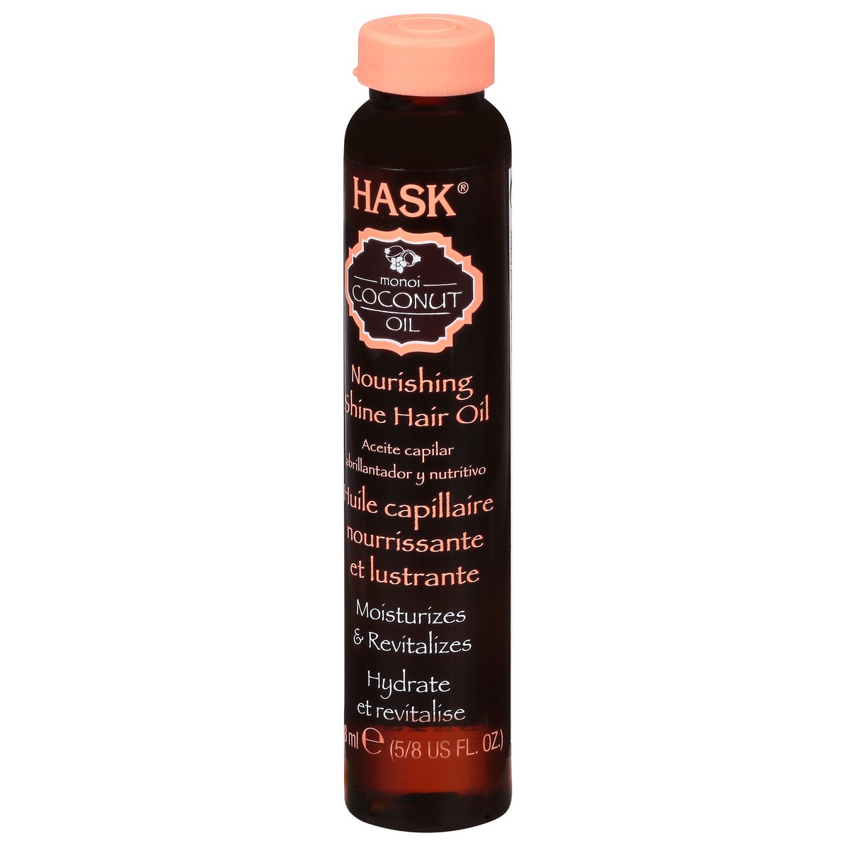 slide 8 of 9, Hask Hair Oil, Nourishing Shine, Monoi Coconut Oil, 0.75 oz