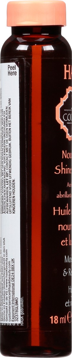 slide 7 of 9, Hask Hair Oil, Nourishing Shine, Monoi Coconut Oil, 0.75 oz