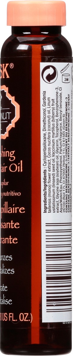 slide 2 of 9, Hask Hair Oil, Nourishing Shine, Monoi Coconut Oil, 0.75 oz