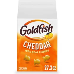Pepperidge Farm Goldfish Cheddar Cheese Crackers, 27.3 oz Carton