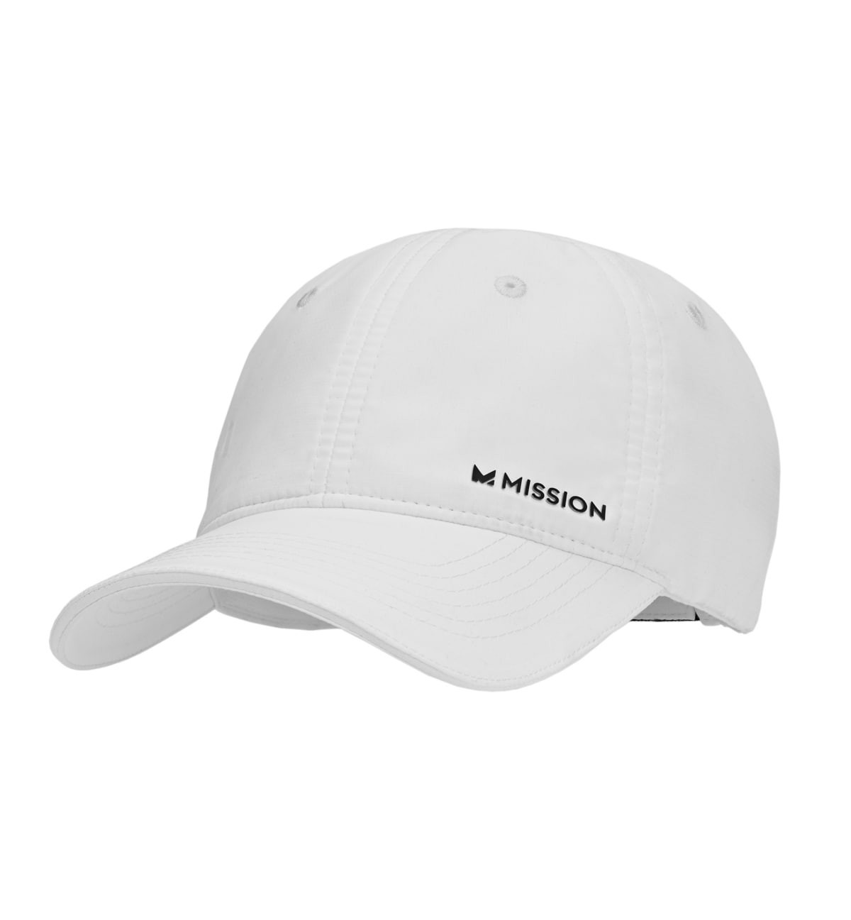 slide 1 of 1, Mission Cooling Performance Hat White, 1 ct