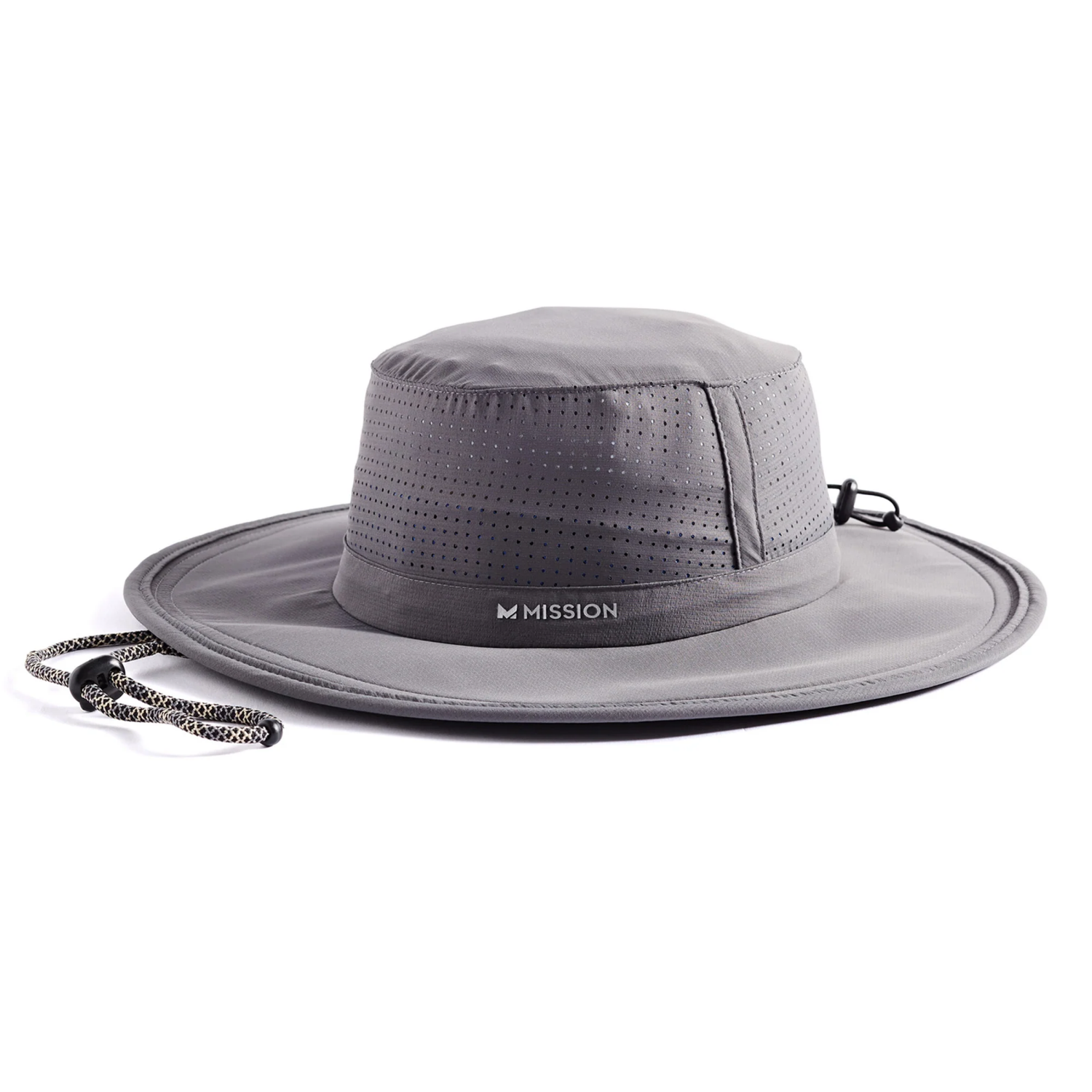 slide 1 of 1, Mission Booney Charcoal Hat Each, 1 ct