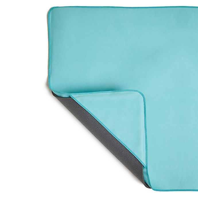 slide 2 of 3, Mission VaporActive Yoga Mat Towel - Blue Curacoa, 1 ct