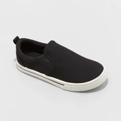 Kids' Blaine Slip-On Sneakers - Cat & Jack Black 3