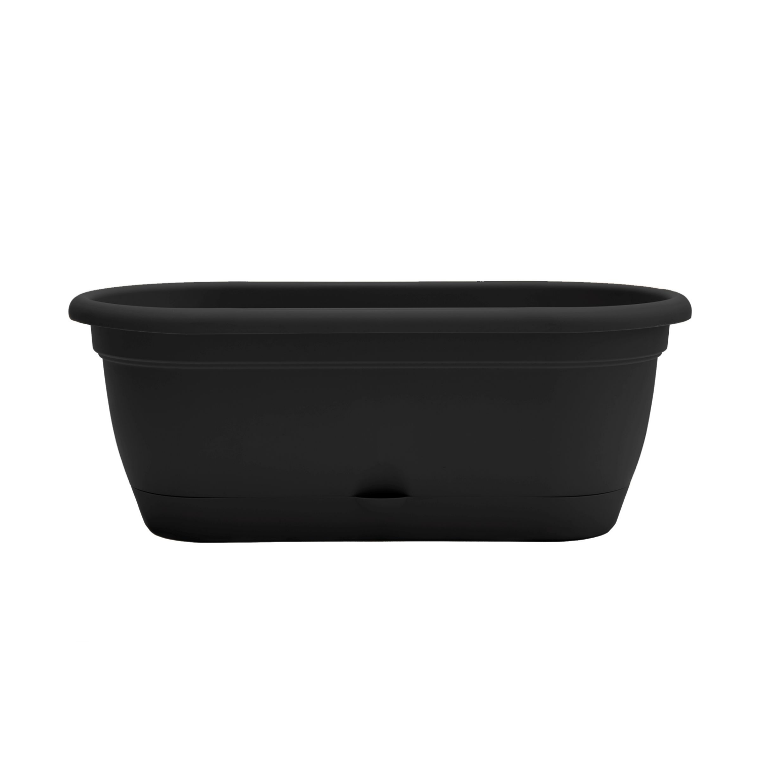slide 1 of 2, Lucca 18" Window Box Black, 18 in
