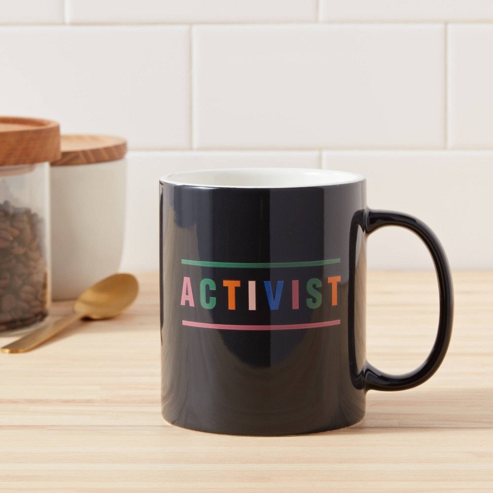slide 2 of 3, Stoneware Activist Mug - Room Essentials, 15 oz