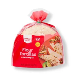 6" Flour Tortillas - 20ct - Market Pantry™