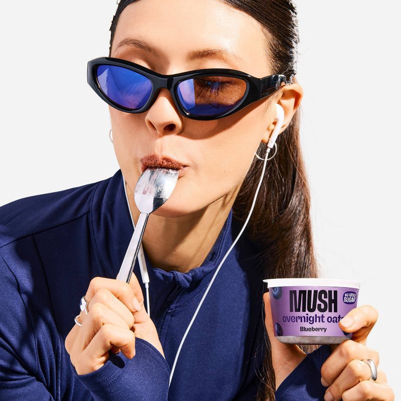 slide 6 of 6, MUSH Blueberry Ready to Eat Gluten Free Vegan Oats - 5oz, 5 oz