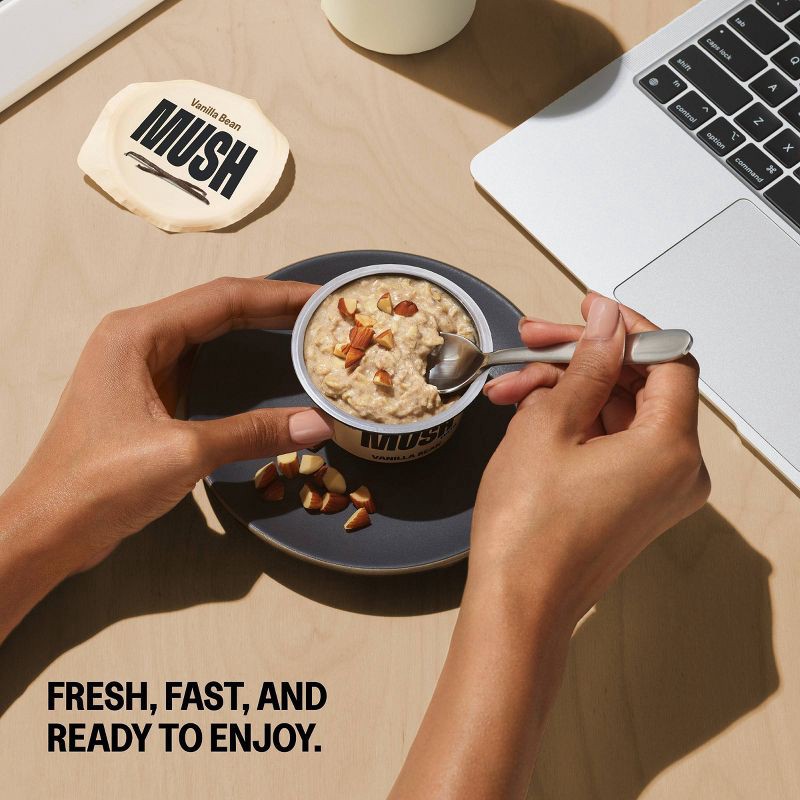 slide 5 of 6, MUSH Vanilla Bean Ready to Eat Gluten Free Vegan Oats - 5oz, 5 oz