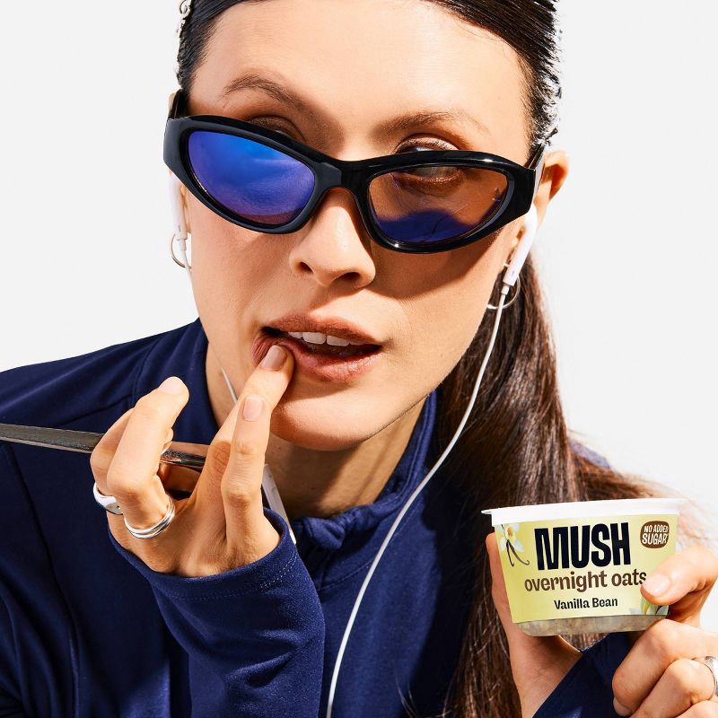 slide 6 of 6, MUSH Vanilla Bean Ready to Eat Gluten Free Vegan Oats - 5oz, 5 oz