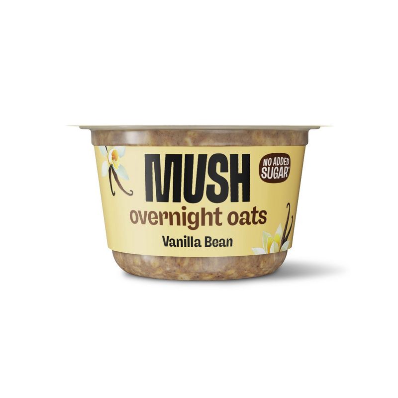 slide 1 of 6, MUSH Vanilla Bean Ready to Eat Gluten Free Vegan Oats - 5oz, 5 oz