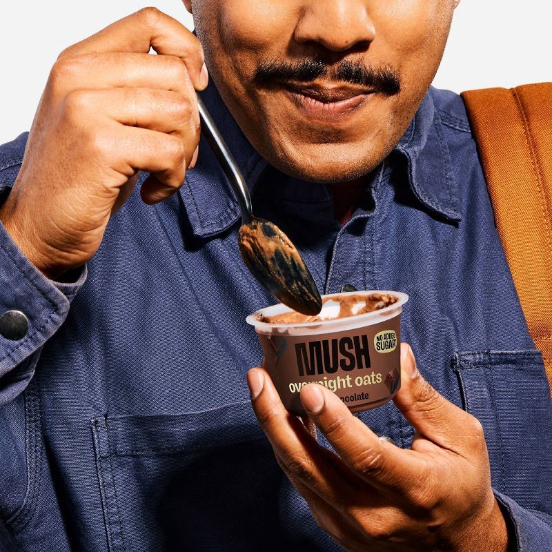 slide 6 of 6, MUSH Dark Chocolate Ready to Eat Gluten Free Vegan Oats - 5oz, 5 oz