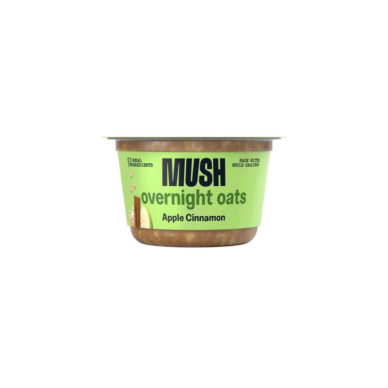 slide 1 of 4, MUSH Apple Cinnamon Ready to Eat Gluten Free Vegan Oats - 5oz, 5 oz