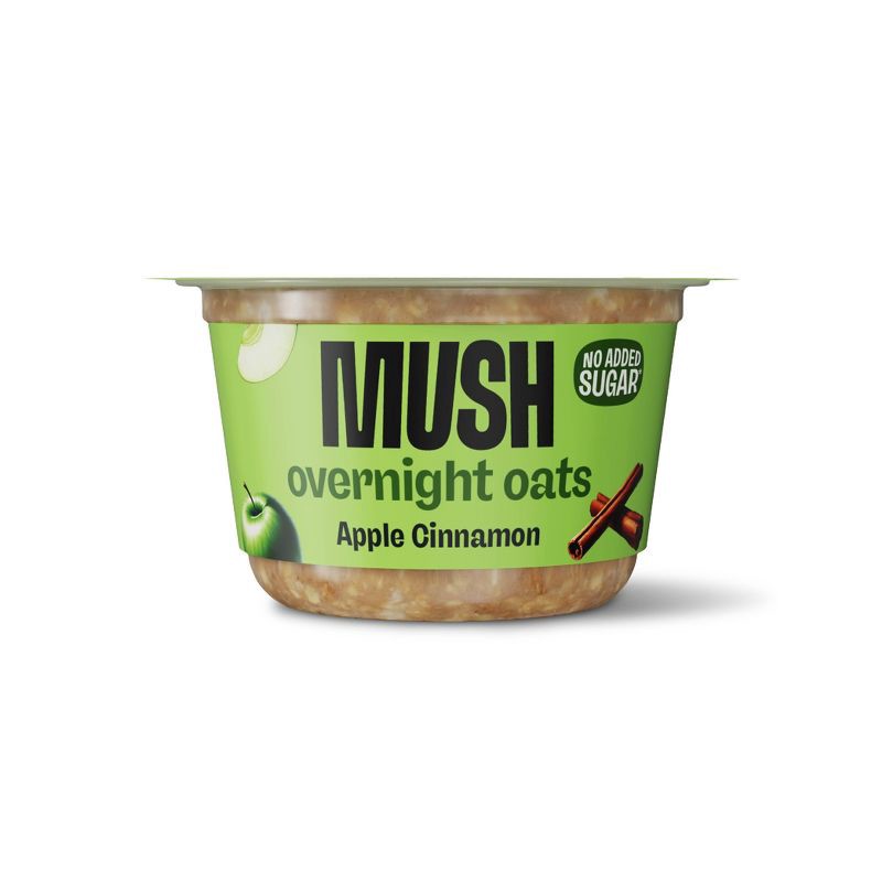 slide 1 of 6, MUSH Apple Cinnamon Ready to Eat Gluten Free Vegan Oats - 5oz, 5 oz