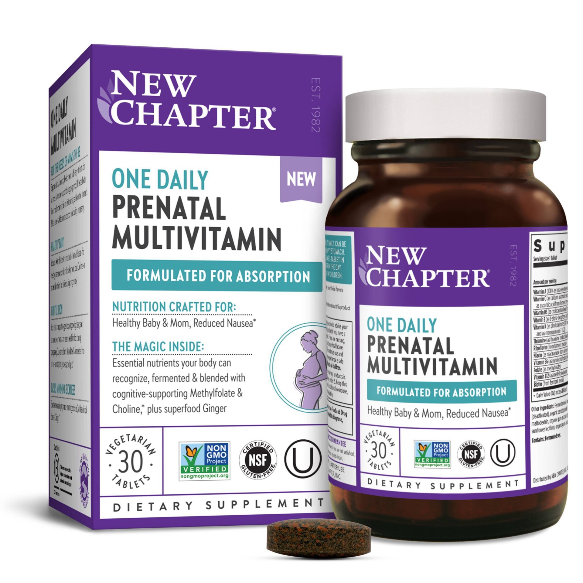 New Chapter Prenatal One Daily Multivitamin Tablets 30 ct | Shipt