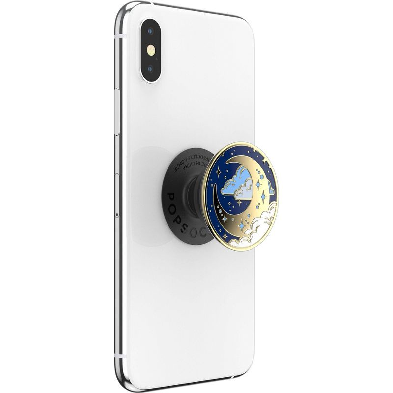 slide 5 of 5, PopSockets PopGrip Enamel Cell Phone Grip & Stand - Fly Me To The Moon, 1 ct