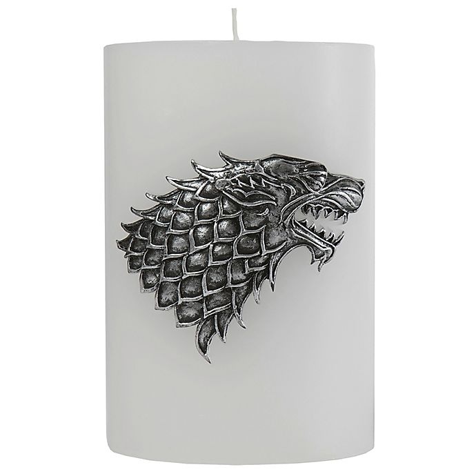 slide 1 of 1, Game of Thrones House Stark Candle, 1 ct