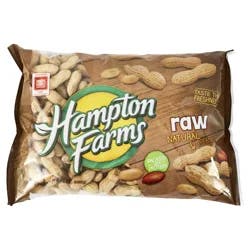 Hampton Farms Raw Natural Peanuts 24 oz