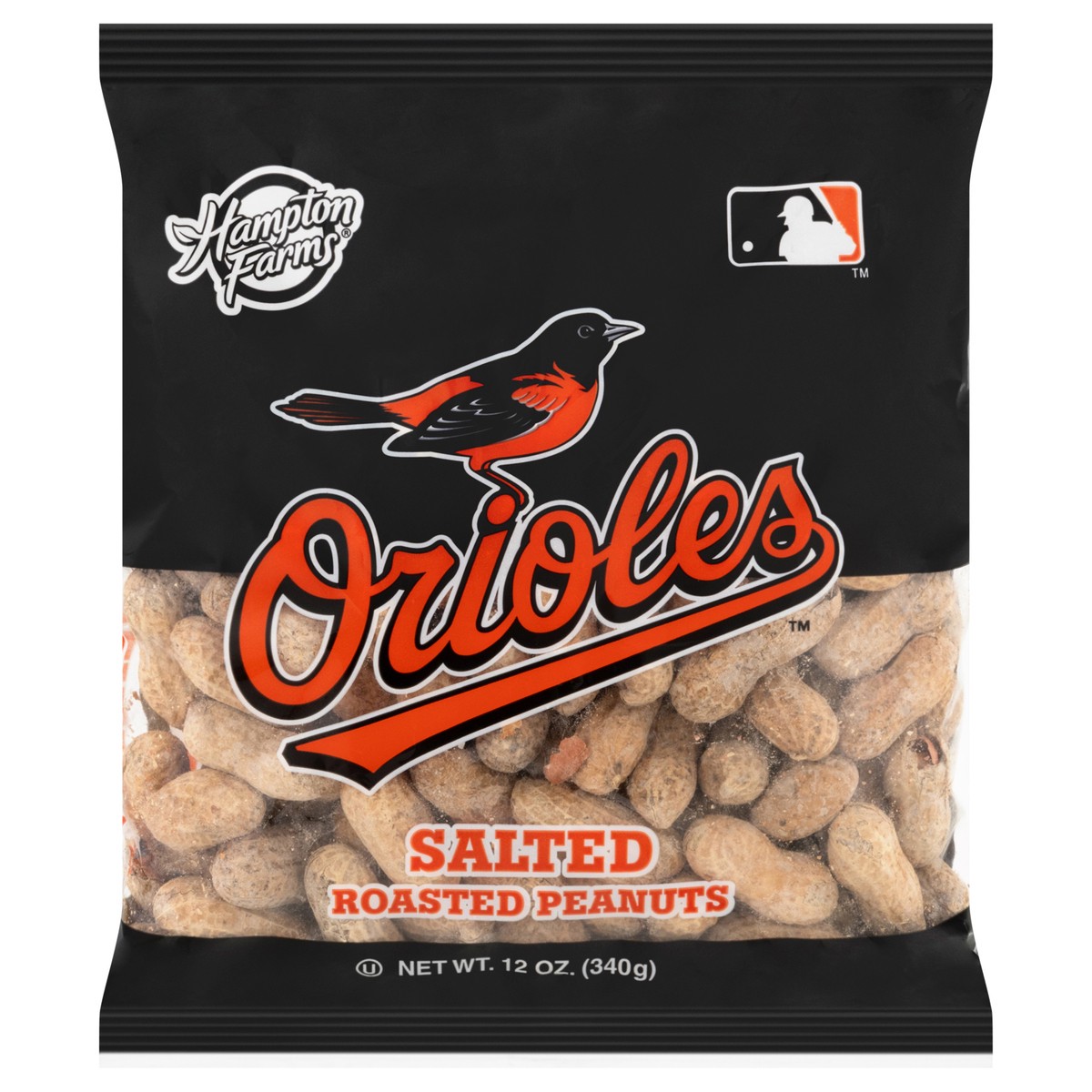 slide 1 of 15, Hampton Farms Orioles Salted Peanuts, 12 oz