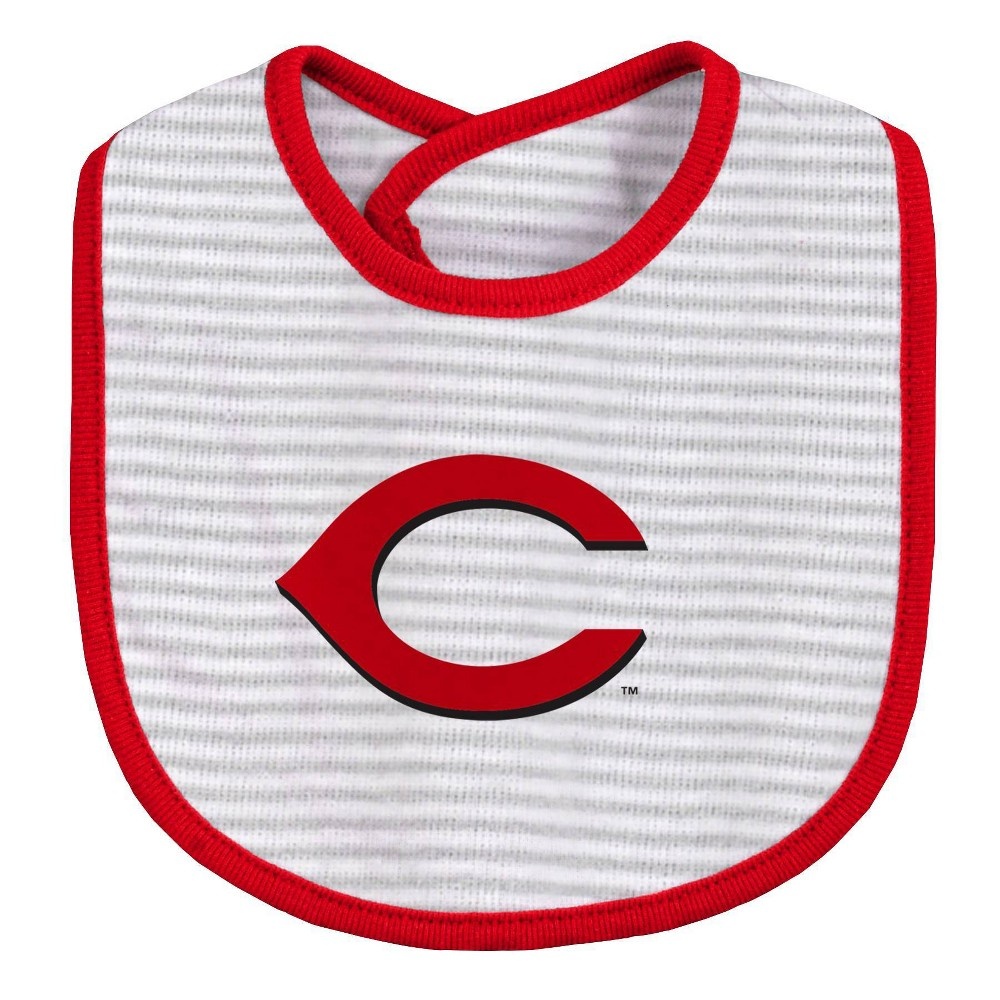 slide 4 of 4, MLB Cincinnati Reds Baby Boys' Short Sleeve Layette Set 3M, 1 ct