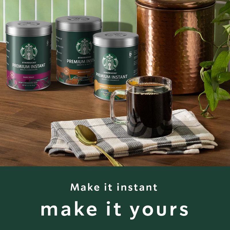 slide 5 of 13, Starbucks Premium Blonde Light Roast Instant Coffee - 3.17oz, 3.17 oz