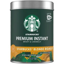 Starbucks Premium Blonde Light Roast Instant Coffee - 3.17oz