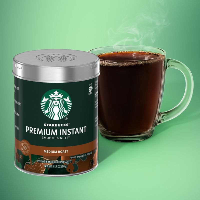 slide 6 of 6, Starbucks Medium Roast Premium Instant Coffee - 3.17oz, 3.17 oz