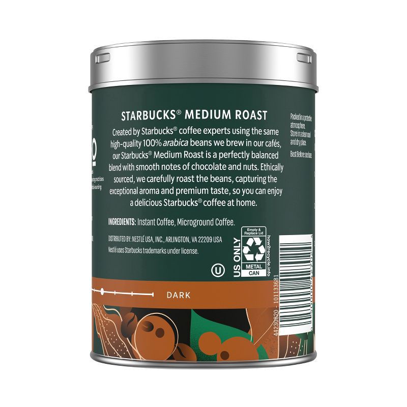 slide 8 of 8, Starbucks Medium Roast Premium Instant Coffee - 3.17oz, 3.17 oz