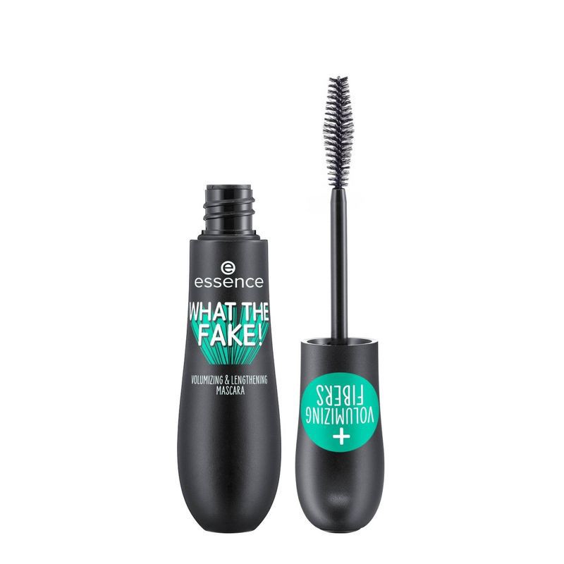 slide 1 of 3, essence What The Fake! Volumizing & Lengthening Mascara - 01 - 0.54 fl oz, 01 x 0.54 fl oz