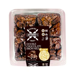 Antonina's Gluten Free Double Chocolate Brownies