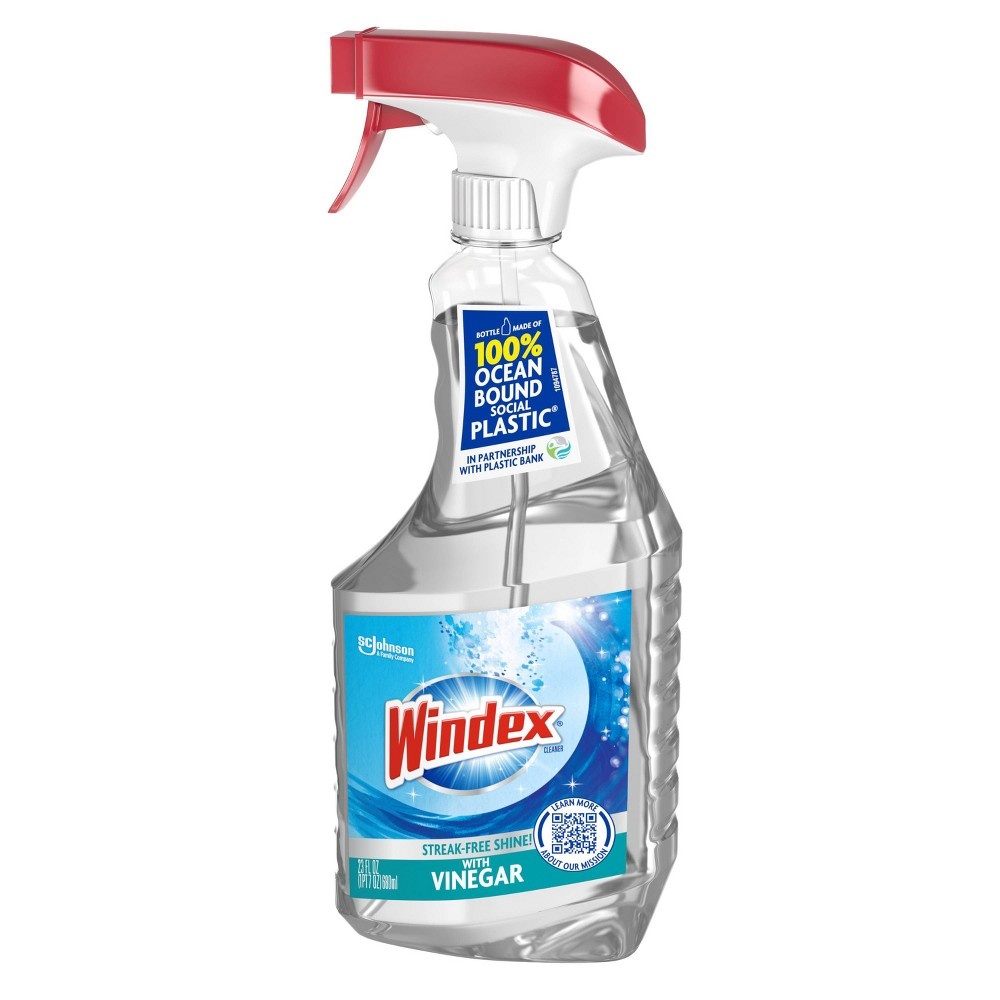 slide 3 of 4, Windex Glass Cleaner Vinegar Spray, 23 oz