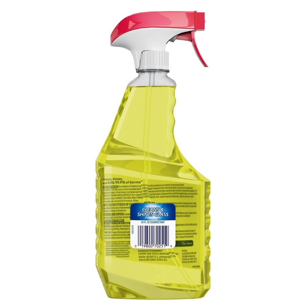 slide 3 of 5, Windex Multi-Surface Disinfectant Cleaner Spray Citrus Fresh Scent, 23 oz