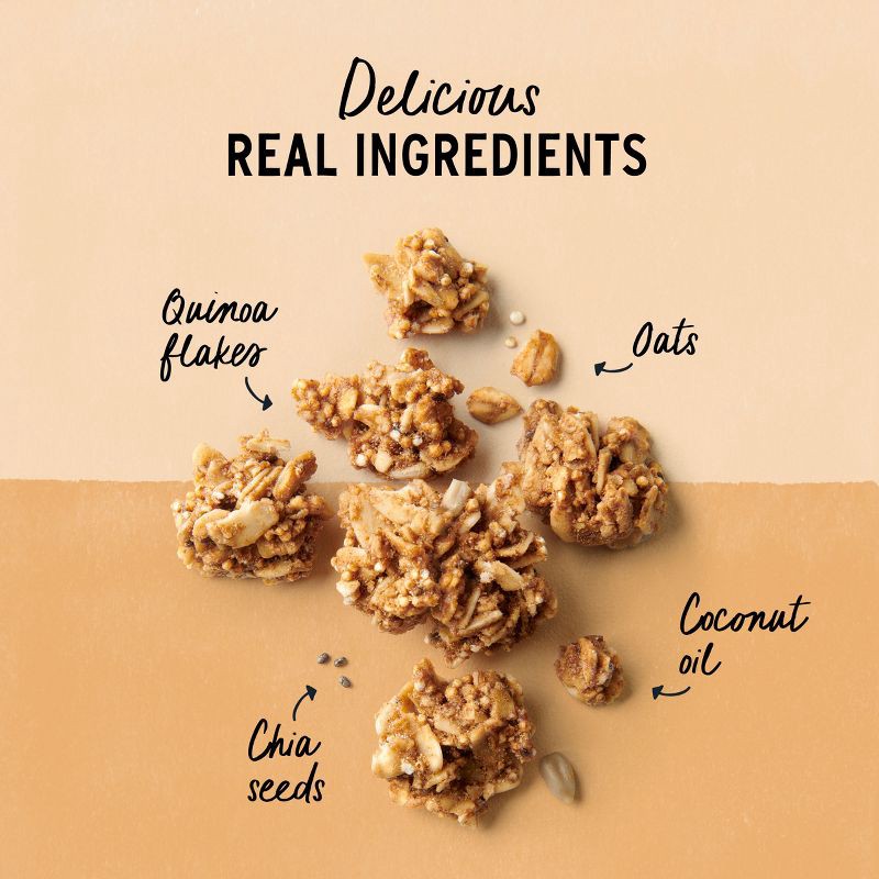 slide 4 of 6, purely elizabeth. Honey Almond Probiotic Granola - 8oz, 8 oz