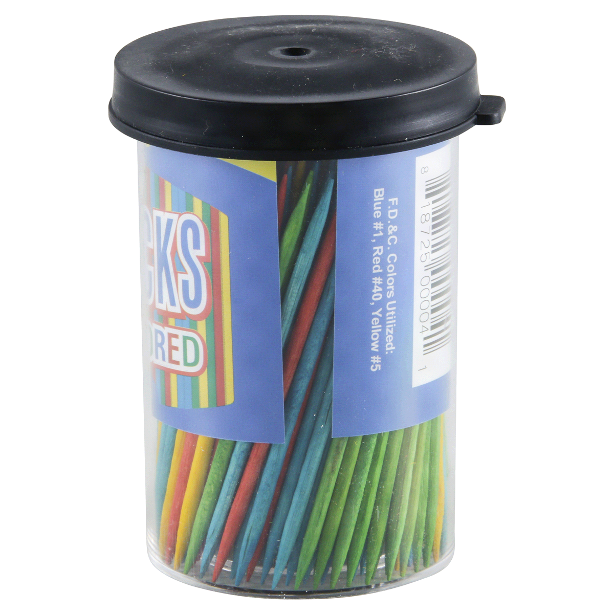 slide 2 of 4, Cartwright Colored Round Toothpick, 250 ct