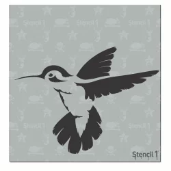 Stencil1 Hummingbird Stencil 5.75" x 6"