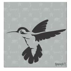 Stencil1 Hummingbird Stencil 5.75" x 6"