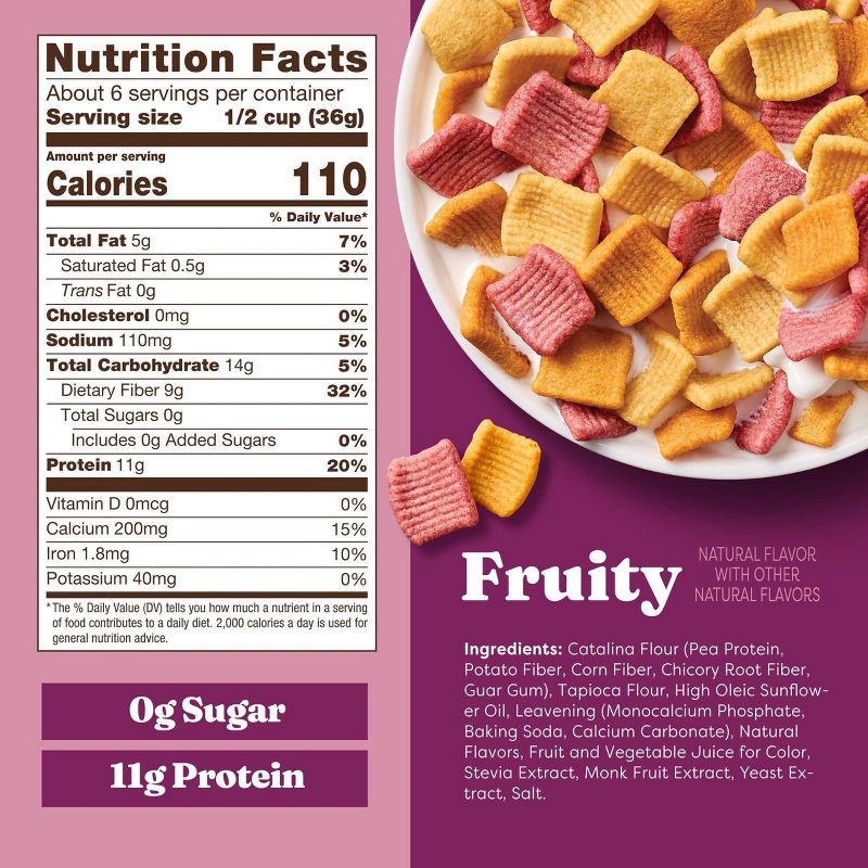 slide 3 of 8, Catalina Crunch Fruity Protein Breakfast Cereal - 8oz, 8 oz