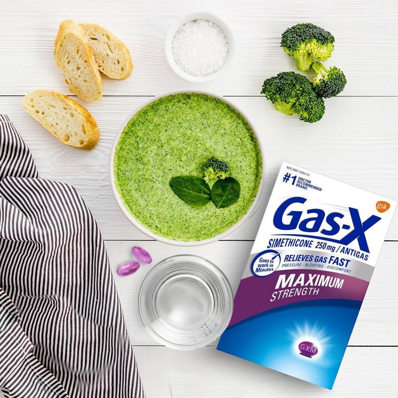 slide 2 of 9, Gas-X Maximum Strength Softgel for Gas Relief - 50ct, 50 ct