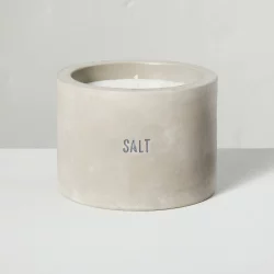 Mini Cement Salt Soy Blend Jar Candle Gray 5oz - Hearth & Hand with Magnolia