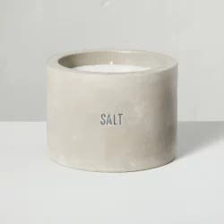 Mini Cement Salt Soy Blend Jar Candle Gray 5oz - Hearth & Hand with Magnolia