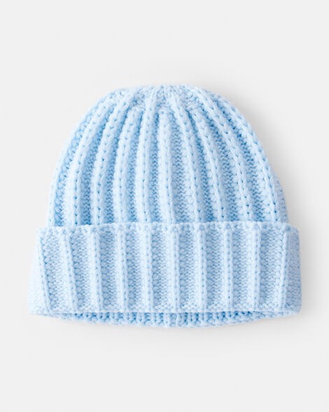 slide 1 of 2, Carter's Carters Kid Beanie - Blue Blue 8-14, 1 ct